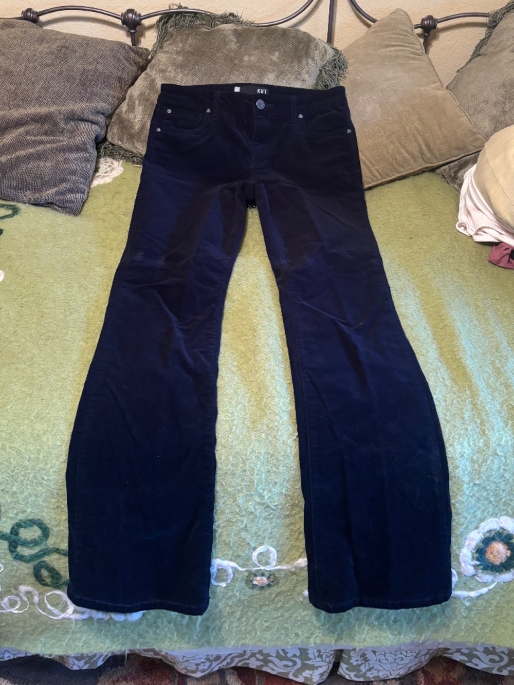 Kut from the Kloth Navy Corduroy Boot Cut Pants
